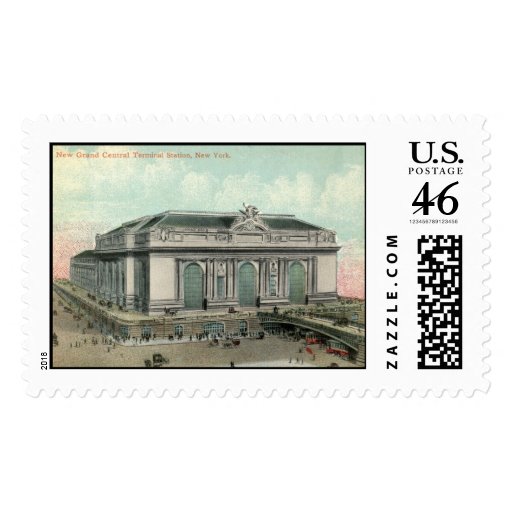 Grand Central Terminal Station, New York City Vint Postage