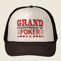 Grand Championship of Poker Trucker Hat hats