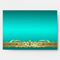 Grand Duchess Aquamarine Jewel Gold Envelope