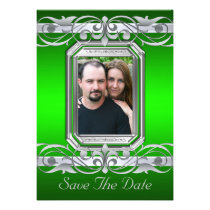 Grand Duchess Green Save The Date Invitation