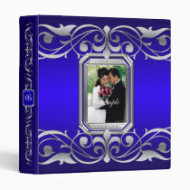 Grand Duchess Jewel Scroll Blue Album Binder