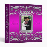Grand Duchess Jewel Scroll Pink Guest Book Binder