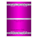 Grand Duchess Pink Scroll Folding Table Placecard Business Card Templates