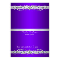 Grand Duchess Purple Folding Table Placecard Business Card