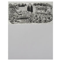 Grand electric skull letterhead by MyOtherPlanet Grand electric skull letterhead