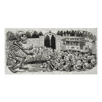 Grand electric skull photo cards by MyOtherPlanet Grand electric skull photo cards