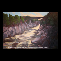 Grand Falls Gorge, New Brunswick posters