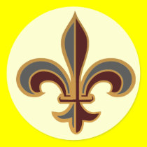 Grand Fleur-de-lis - Sticker stickers