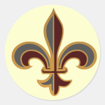 Grand Fleur-de-lis - Sticker