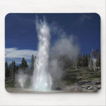 Grand geyser and vent geyser in Yellowstone mousepads