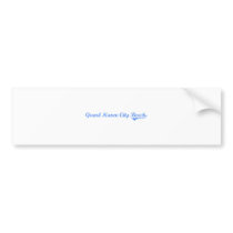Grand Haven City Beach Michigan Classic Design Bumper Sticker