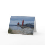 Grand Haven Lighthouses Greeting Card Grand Haven Lighthouses Greeting Card