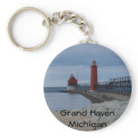 Grand Haven Lighthouses Key Chain Grand Haven Lighthouses Key Chain