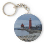 Grand Haven Lighthouses Keychain Grand Haven Lighthouses Keychain