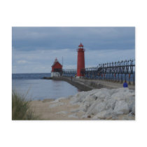 Grand Haven Lighthouses postcards