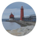 Grand Haven Lighthouses stickers