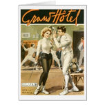 Grand Hotel Italian Fencing Ad! Fencing Note Card
