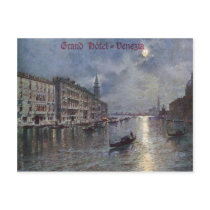 Grand Hotel Venezia Vintage Postcard by Firecrackinmama Grand Hotel Venezia Vintage Postcard