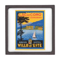 Grand Hotel Villa d'Este Lac de Como Cernobbio Premium Keepsake Box