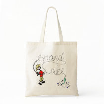 Grand Lake Fishing Tote bags