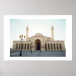 Grand Mosque Entrance, Manama, Bahrain posters