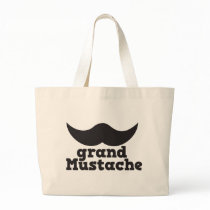 Grand Mustache Canvas Bag