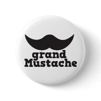Grand Mustache Button