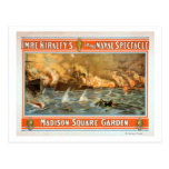 Grand Naval Spectacle Madison Square Garden Postcard