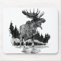 Grand Old Moose mousepads by CabinCrazyOne Grand Old Moose mousepads