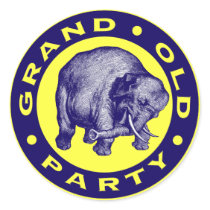 Grand Old Party stickers