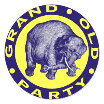 Grand Old Party stickers by AmericanElephant Grand Old Party stickers