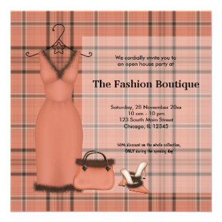 Grand Opening Fashion business Announcements