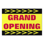 Grand Opening yard signs
