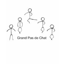 Grand pas de chat t-shirts