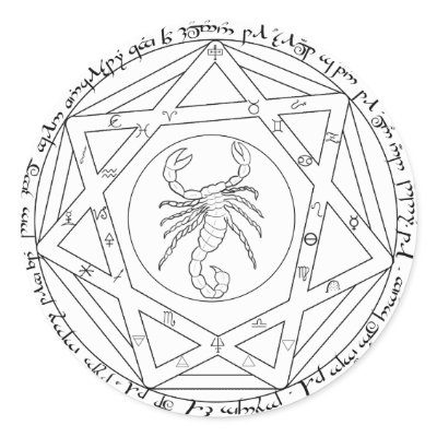 Ink,Black Tattoos, French, Lettering/writing, Other, Pagan, Pentacle,
