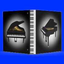 Grand Piano 3D Model: Custom Binder