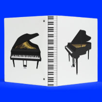 Grand Piano 3D Model: Custom Binder