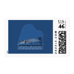 Grand Piano: Blueprint Painting: Custom Stamps