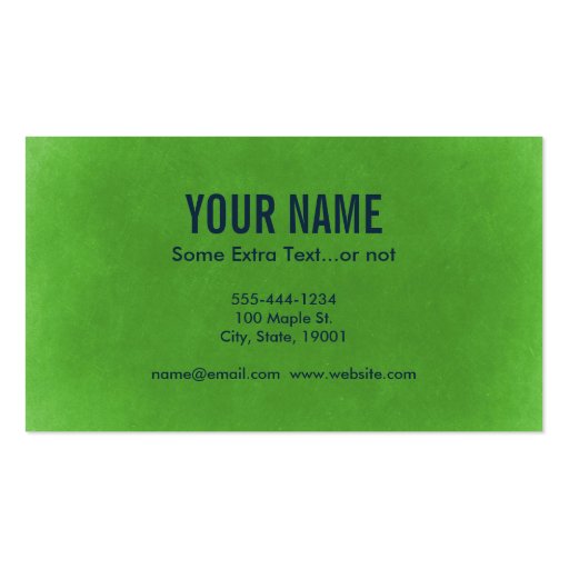 Grand Piano Blues Business Card Template (back side)