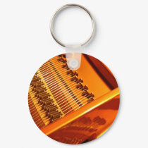 Grand Piano Interior, "Life is a song..." keychains