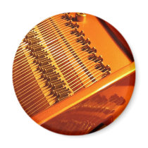 Grand Piano Interior, "Life is a song..." magnets