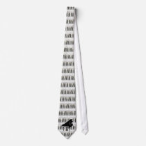 Grand Piano Keyboard & Notes Ties