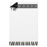 Grand Piano Keyboard stationery