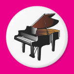 Grand Piano Refrigerator Magnet