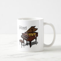 Grand Piano mugs by evisionarts Grand Piano mugs