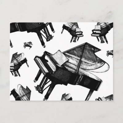 Grand Piano postcards