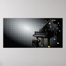 Grand Piano Print