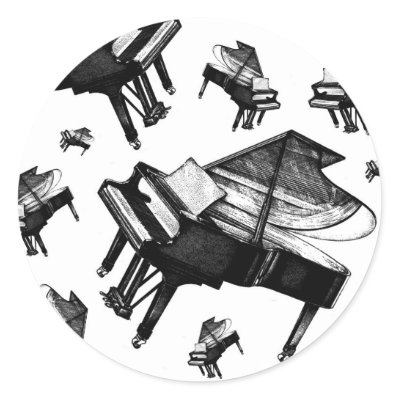 Grand Piano stickers