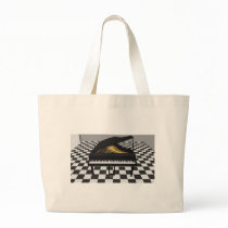 Grand Piano & Tile Floor: 3D Model: bags