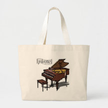 Grand Piano Tote Bag
